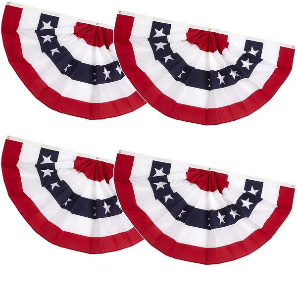 NUOGIC Patriotic 4th of July Bunting Flag - Indoor/Outdoor 2
