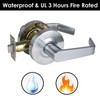 HISAFE Commercial Passage Door Lever Heavy Duty Grade 2 Handle,