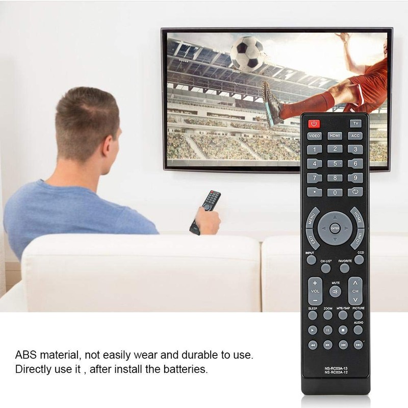 Replacement Remote Control for Insignia TV NS-RC03A-13 NS-32L120A13 NS-40L240A13