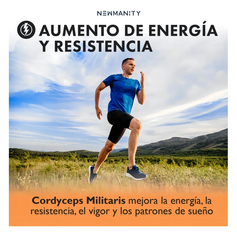 Cordyceps Militaris Newmanity 300 Caps Sin Sabor