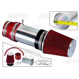 L3 Racing SPORT RAM AIR INTAKE KIT +RED FILTER FOR 03-07 Honda Accord 3.0L V6