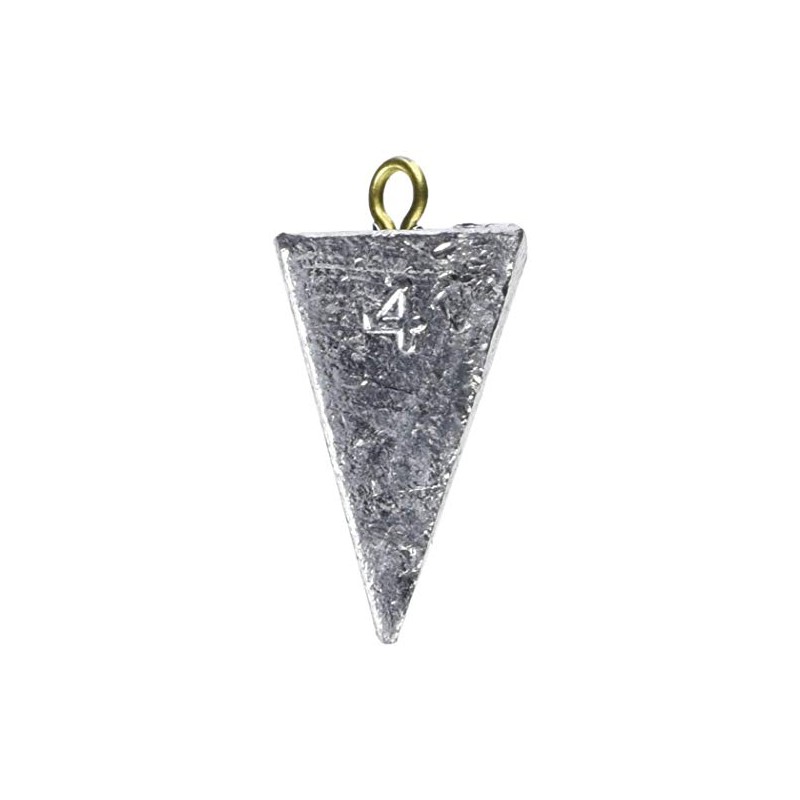 Bullet Weights WPY4-24 Pyramid Fishing Sinker (3-Pack), 4-Ounce