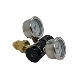 Adjustable High Flow 0-475 PSI INERT GAS (NITROGEN, ARGON, HELIUM) CGA580 Regulator for Purging, MIG and TIG, Tires, HVAC, Plumbing or any HIGH FLOW Application
