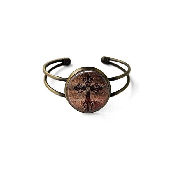 Gothic Cross Cuff Bracelet