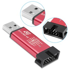 AYWHP 1 x Link/V2 Link Link M8 M32 Downloader Aluminium Shell Programmer Emulator Downloader Supports Download Debugging Compatible with Arduino