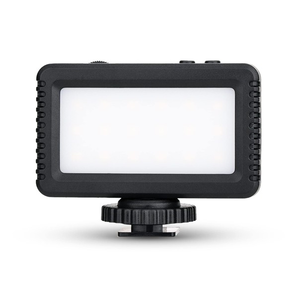 KIWIFOTOS Mini Kameraleuchte, 5600 K Fotografie Video Tragbare LED-Beleuchtung für