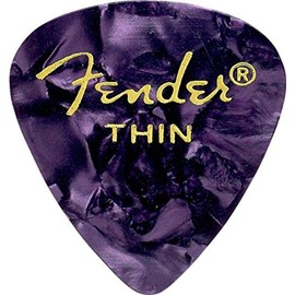 Fender 098 – 2351 Premium 176 351 Shape Picks, Thin Purple Moto, 144 Count