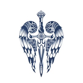 Jagua Tattoo Tattoo Stickers, 2 Weeks Disappearing Henna Tattoo Real Tribal (gz294)