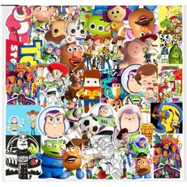 Unbranded Toy Story Themed Set of 50 Assorted Stickers Decal Set