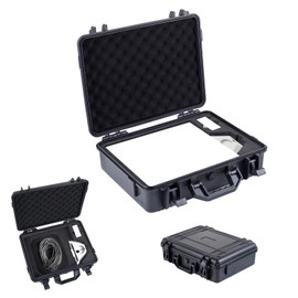 Portable Storage Box for U.S. Version Starlink Mini Kit - Waterproof Carrying Case Compatible with Starlink Dish, Router, and Accessories, Ideal for Travel and Camping (Black)