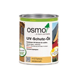 Osmo UV Protection Oil 410 UV Protection for Outdoor Use Biocide-Free 0.750 L