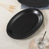 Magclay Ceramic Serving Platter, 13.7 Inch Large Oval Serving Trays,