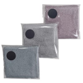 watawa Imabari Towel, Handkerchief, Hand Towel, Original Gift Set, Gift A, 9.8 inches (25 cm), No Cotton Ironing Required, Fluffy, Terry Cloth, Solid, Absorbent (3 Color Set B)