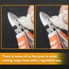 LEONTOOL 5-Inch Diagonal Cutting Pliers Machined Jaws Wire Flush Cutters
