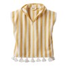 Vertbaudet Baby Bath Poncho Yellow Striped 62/68, Yellow Striped