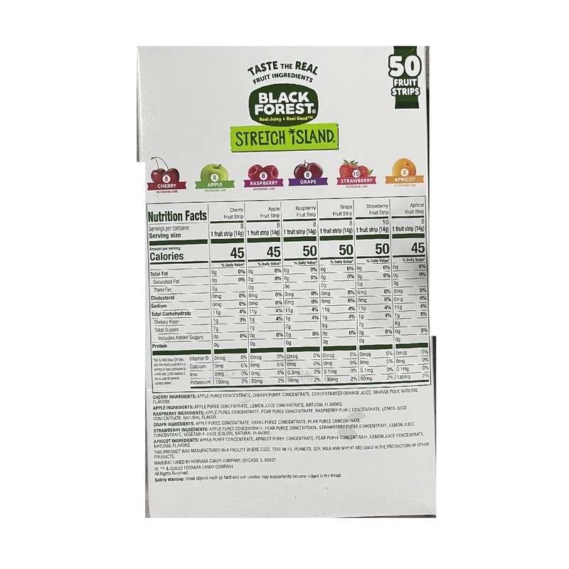 Stretch Island Fruit Leather Snacks Variety Pack, Cherry, Apple, Strawberry,