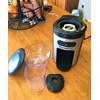 Espressione Professional Conical Burr Coffee Grinder, Black/Silver, 8.5-Oz.