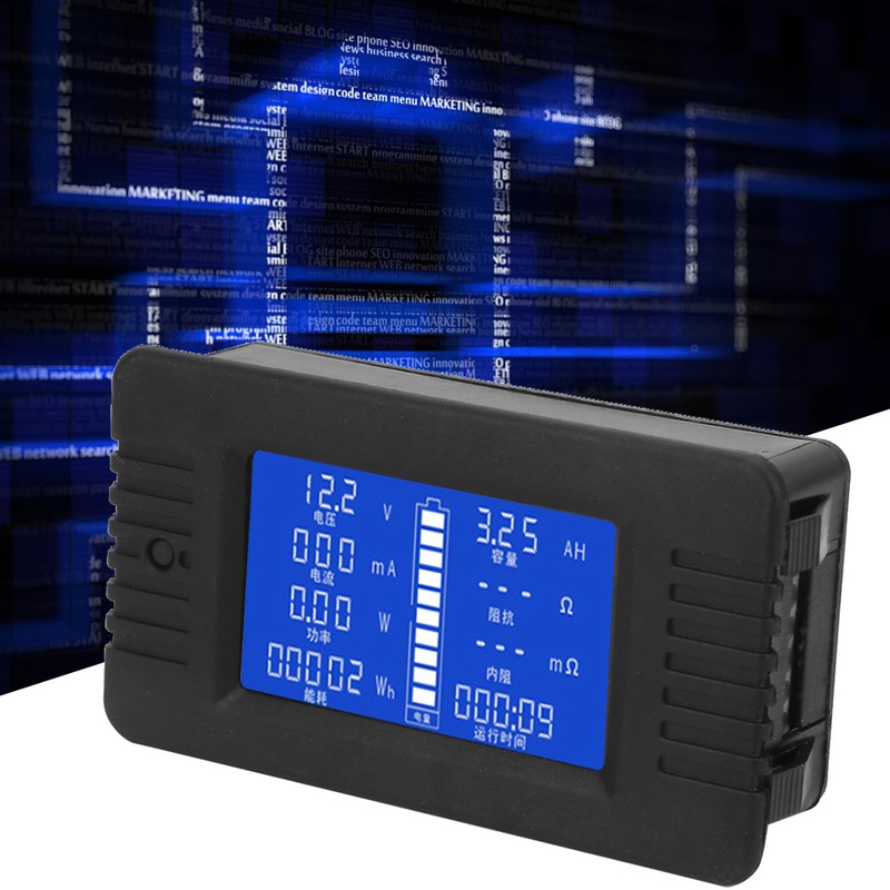 DC013 10A Multifunctional Battery Tester Electricity Meter for DC Voltage