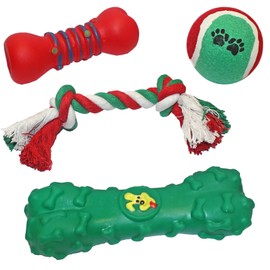Widdle Gifts Christmas Stocking Dog Toys Puppy Toys Gift for Pets 36cm