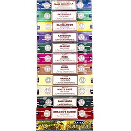 Satya Incense Sticks - 12 Flavours - 15g Each