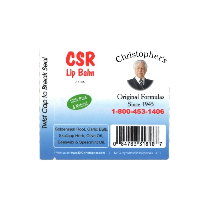 Christopher’s Original Formulas CSR Lip Balm – Herbal Goldenseal &