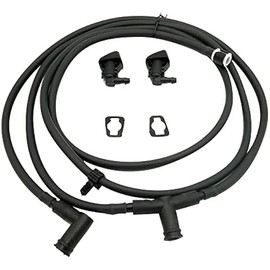 Windshield Washer Nozzle Jet Hose Kit for 2011-2016 Ford F250 F350 F450 F550 Super Duty Replace BC3Z-17603-A BC3Z-17K605-B