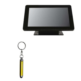 BoxWave Stylus Pen Compatible with TEAMSable Android POS Terminal (7 in) - Bullet Capacitive Stylus, Mini Stylus Pen with Keyring Loop - Bronze