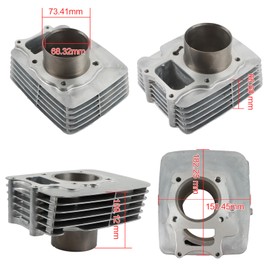 SINOCMP 12100-HN6-000 Cylinder Piston Ring Gasket Rebuild Kit TRX250 Cylinder Piston Gasket Top End Rebuild Kit 68.5mm for Honda Recon 250 Sportrax 250 TRX250X TRX250EX TRX250TM TRX250TE 1997-2020