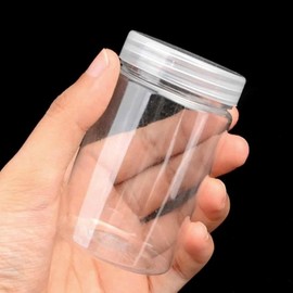 Flat Cosmetic Dispensing Container Sample Container 4.8cm - 130ml 6ea