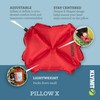 Klymit Klymit Pillow X Inflatable Camping & Travel Pillow, Red/Gray
