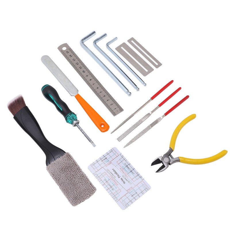 Guitar Repairing Tool Kit Maintenance Files with Carry Bag for