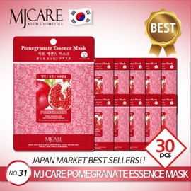 UnKnown Miracle House MJ Care Essence Mask Pack Pomegranate 30 sheets x 23g 1 pack per day 806072 / 미라클하우스 엠제이케어 에센스 마스크팩 석류 30매 x 23g 1일1팩 806072