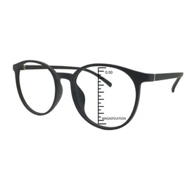 ProEyes Aurgia, Progressive Blue Light Blocking Readers, 0 Power on Top Lens, Anti-Reflective (2 Black, 3.00)