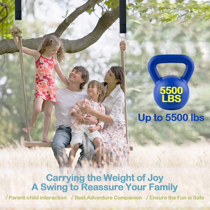 20FT Tree Swing Straps Hanging Kit, Extra Long Tree Swing