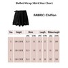 Tancefair Ballet Skirt Wrap Skirt Dance Skirt Chiffon Wrap Skirt