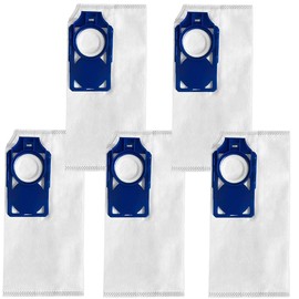 5 Pack R30D Vacuum Bags for Riccar Brilliance R30D, R30P, R30PET & Simplicity Synchrony S30D, S30P, S30PET Upright Vacuums Cleaner - Replacement HEPA Bag - Part RNHC-6/SNH-6