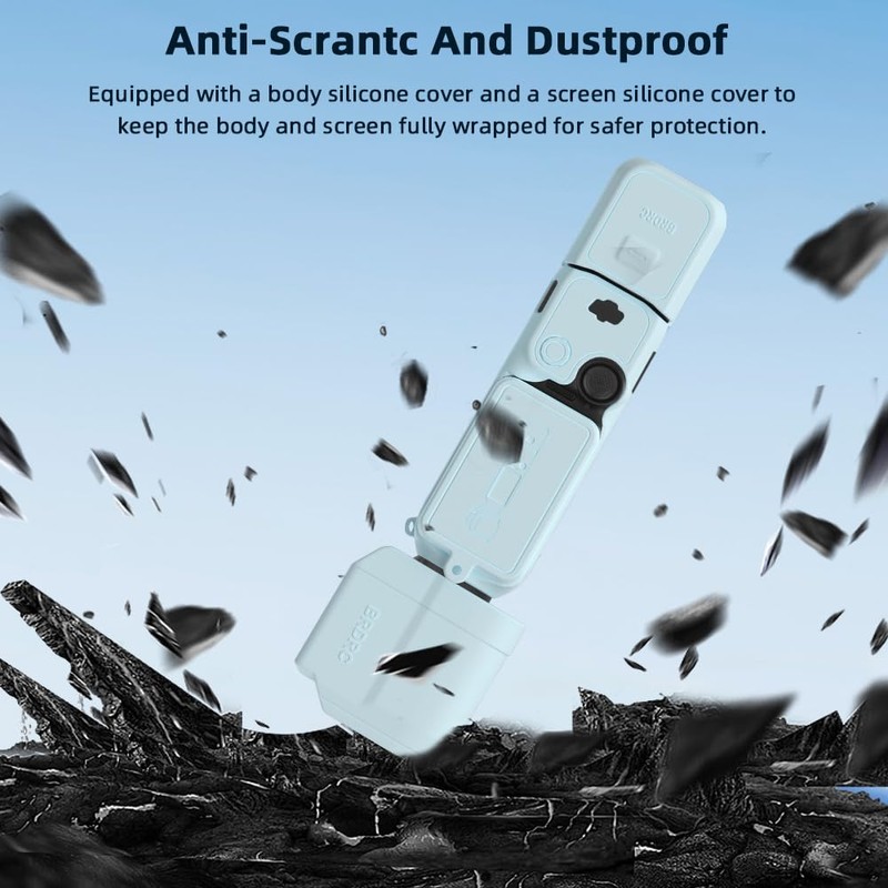 CAPART Silicone Protective Sleeve for DJI OSMO Pocket 3, Scratch-Proof