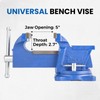 Forward General Purpose Bench Vise 6 Inch Ductile Iron Home