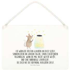 Mr. & Mrs. Panda A4 Decorative Sign Mouse Stars - Gift, Wall Sign, Birthday, Funny Sayings, Dreams, Wall Decoration, Good Mood, Wooden Sign, Animals, Door Sign, Cute Animal Motifs, Christening Gift