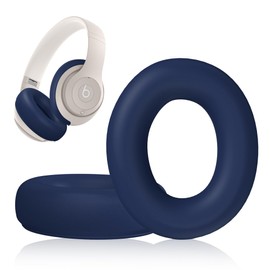 Silicone Case Compatible with Beats Studio Pro, Silicone Ear Pads Cover Protector Headband Cover, Anti-Scratch, Washable Protective Cover for Beats Studio Pro Ear Pads - Navy