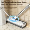 Adjustable 3 in 1 Floor Scrub Brush with Long Handle,