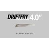 JACKALL Drift Fly Elastomer 4 Inch Silver Powder Ayu