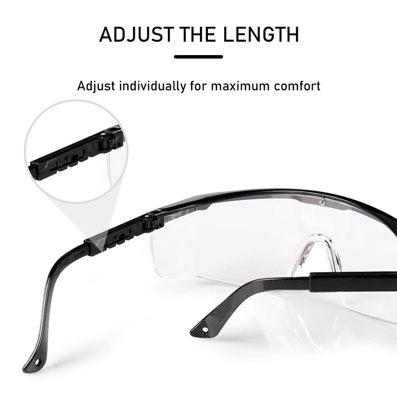 Jicyor 12 Pack Safety Glasses Scratch Resistant Antifog Impact Resistant