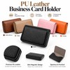 PU Leather Card Holder for Business & Credit Cards –