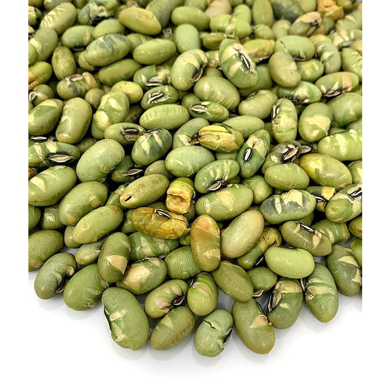 SweetGourmet Lightly Salted Dry Roasted Imported Edamame Green Soybeans, 2.5