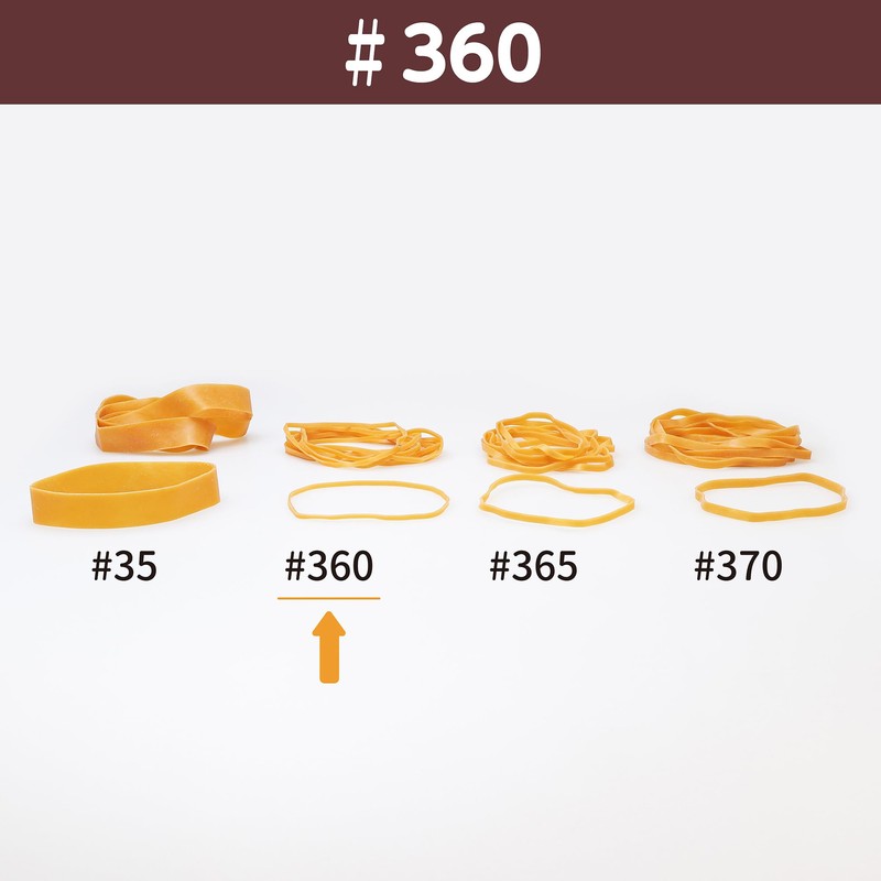Rubber Band #360 < 17.6 oz (500 g) Transparent Bag