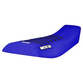 Yamaha 2002-2004 Arctic Cat 375 400 500 ATV Seat Cover  all BLUE w/BLACK rib LOGO #451