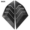 Xukey 2pcs Rear Window Louvers Side Vent Trim For Ford