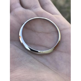 Ewatchparts Plain Smooth Bezel Compatible With 34mm Tudor Prince Oyster Date 90520 Dome Stainless Steel