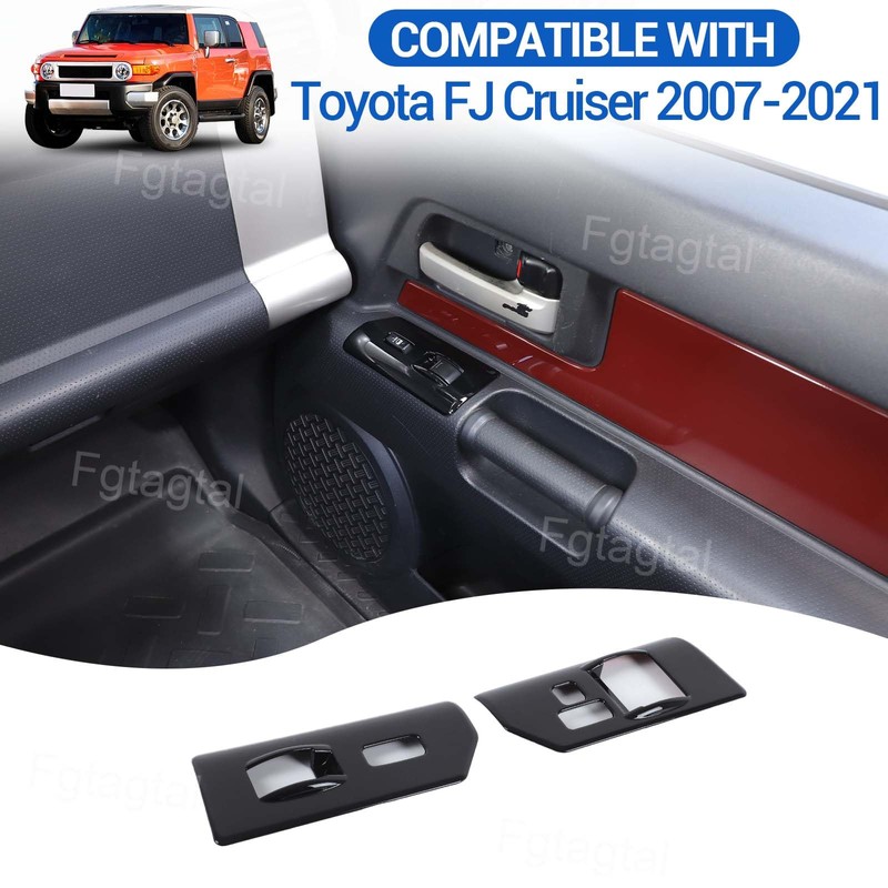 Window Lift Switch Cover Compatible with Toyot@ FJ Cruiser 2007-2021,